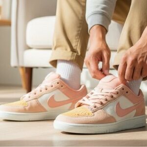 Nike SB Force Low, Dusty Peach. New with box